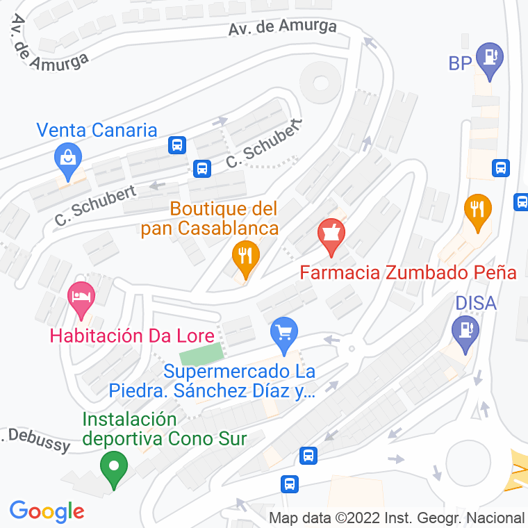 Código Postal calle Anton Dvorak en Las Palmas de Gran Canaria