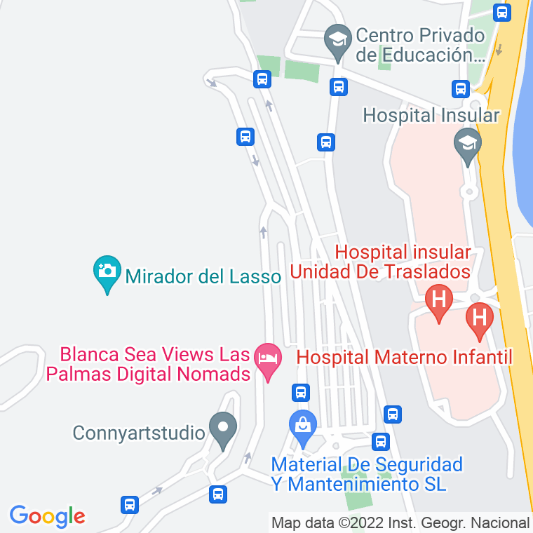 Código Postal calle Francisco Inglott Artiles en Las Palmas de Gran Canaria