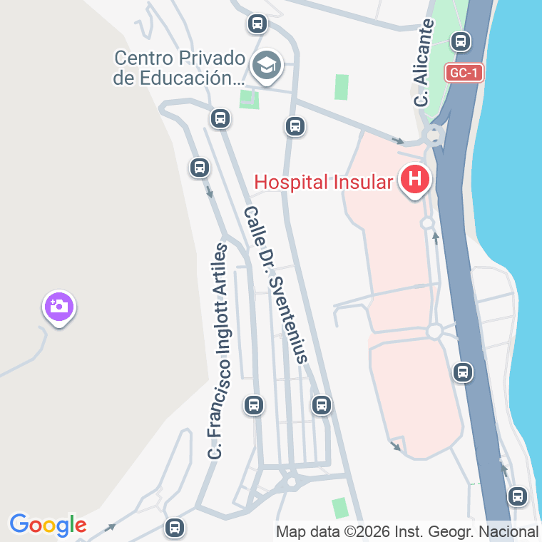 Código postal de Calle Doctor Sventenius en Palmas Gran Canaria (las)