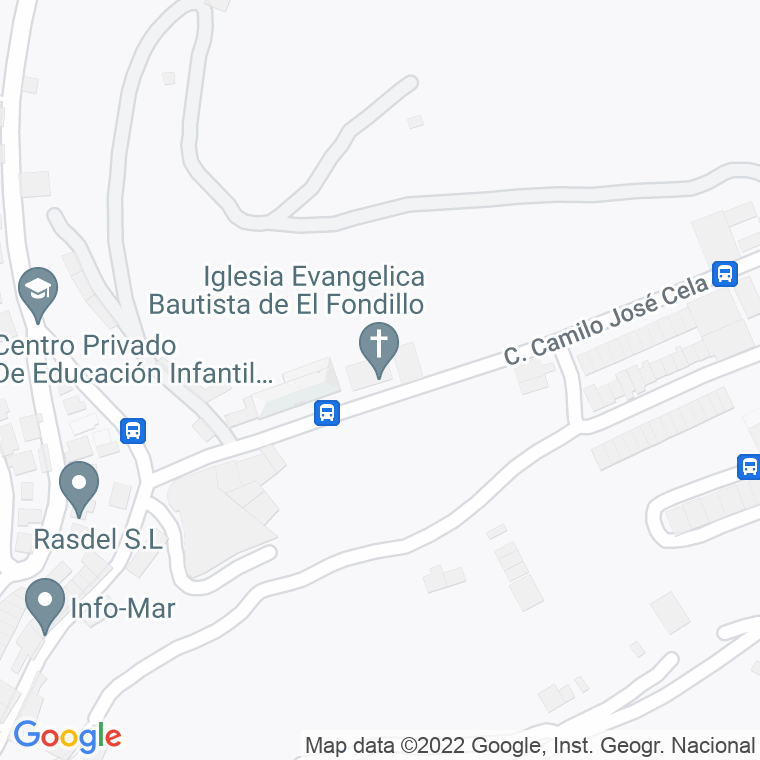 Código Postal calle Berrazales, Los (El Fondillo) en Las Palmas de Gran Canaria
