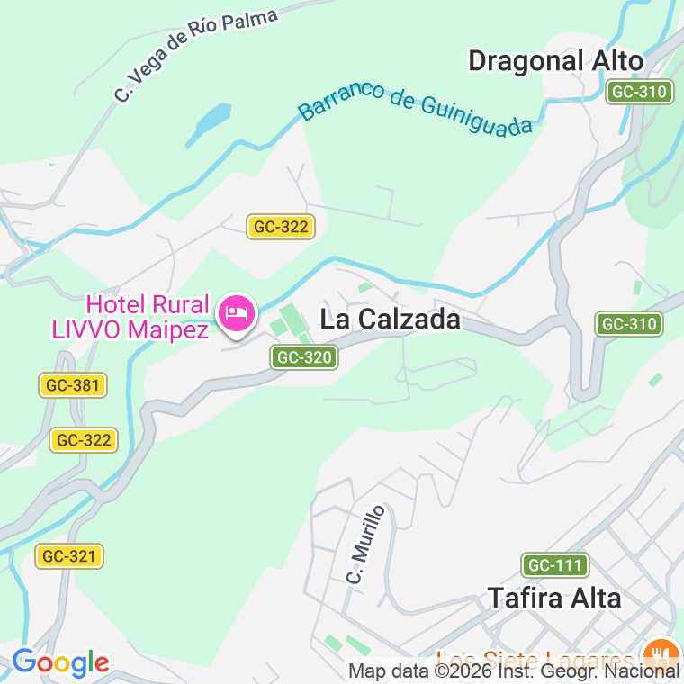 Código postal de Calzada, la (la Calzada) en Las Palmas de Gran Canaria