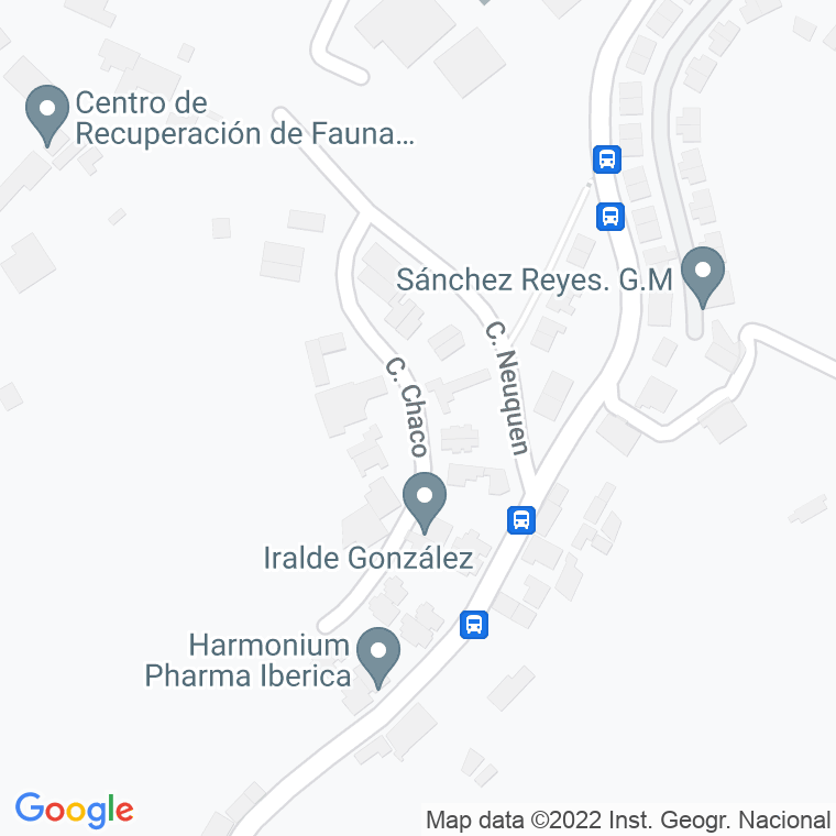 Código Postal calle Chaco (El Fondillo) en Las Palmas de Gran Canaria