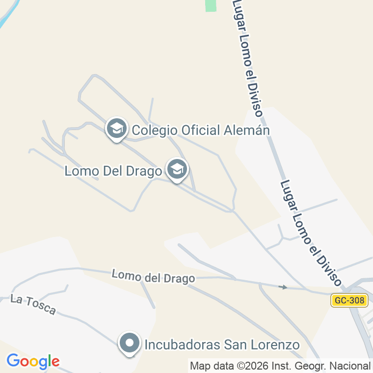 Código postal de Lomo del Drago (s.lorenz0) en Las Palmas de Gran Canaria