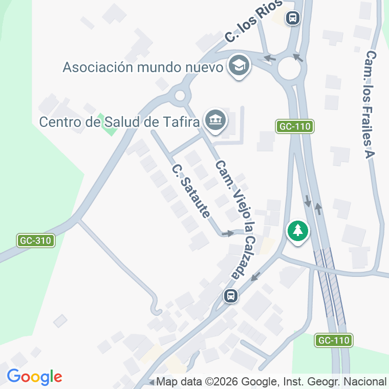 Código postal de Sataute (tafira Alta) en Las Palmas de Gran Canaria