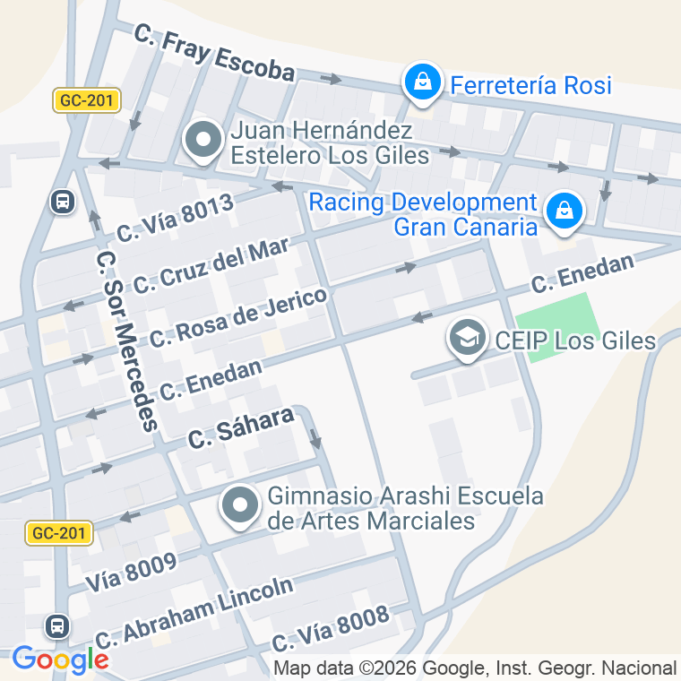 Código postal de Calle Taguacen en Giles (los)