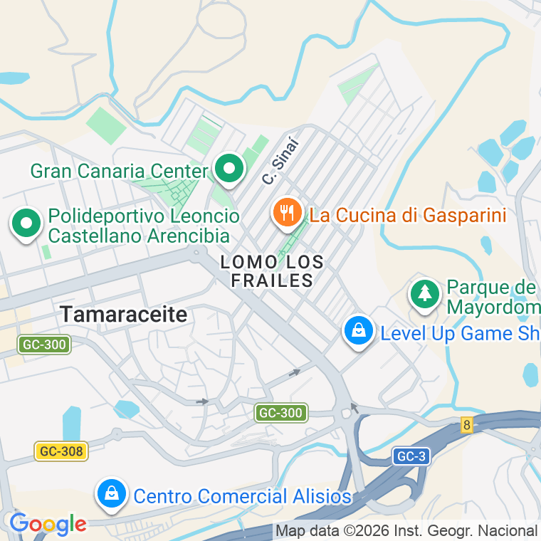 Código postal de Frailes, Lomo de los en Las Palmas