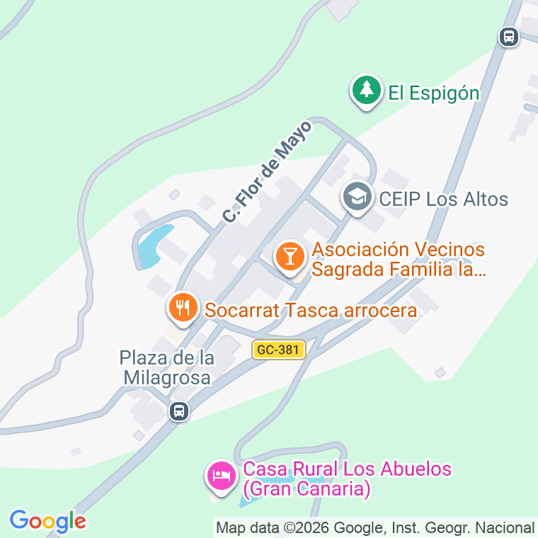 Código postal de Milagrosa, la en Las Palmas