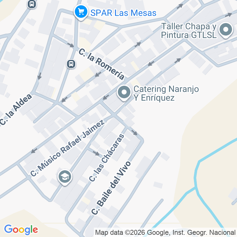 Código postal de Artesania Canaria (las Mesas) en Las Palmas de Gran Canaria
