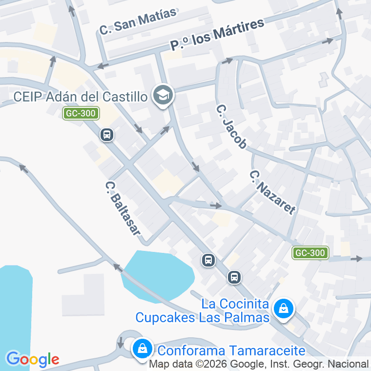 Código postal de Doctor Machin Diaz (tamaraceite) en Las Palmas de Gran Canaria