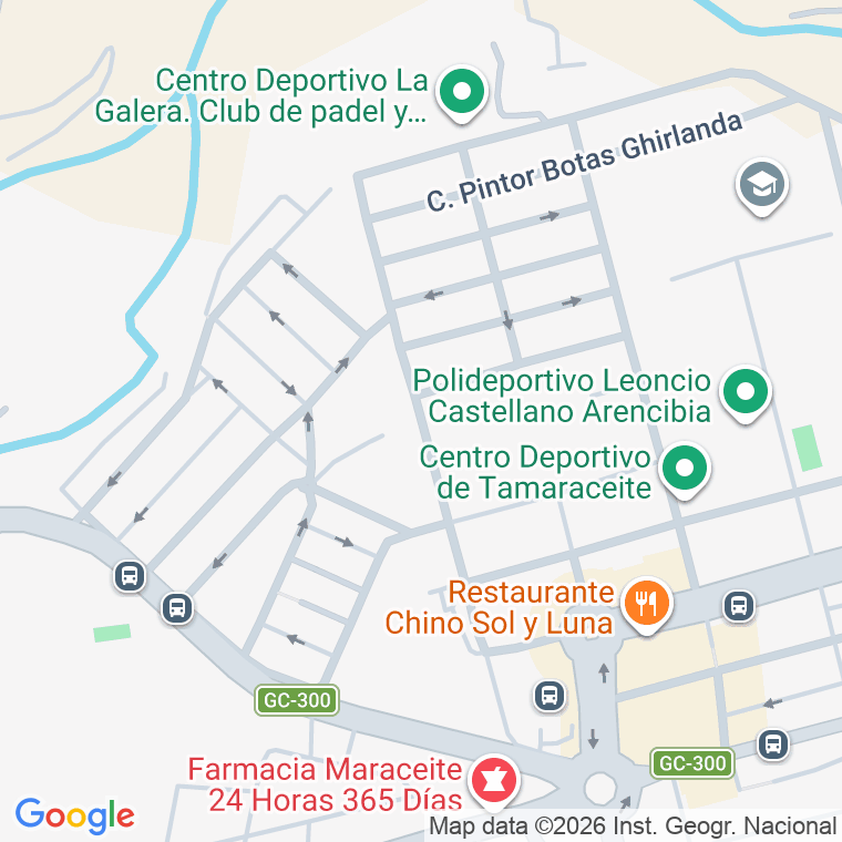 Código postal de Pintor Jose Jorge Oramas (tamaraceite) en Las Palmas de Gran Canaria