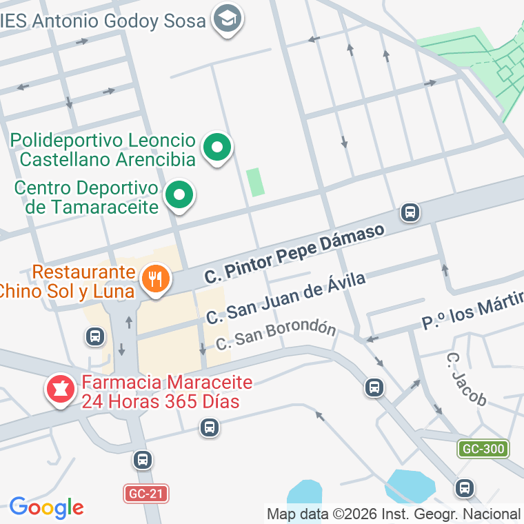 Código postal de San Gabriel (tamaraceite) en Las Palmas de Gran Canaria
