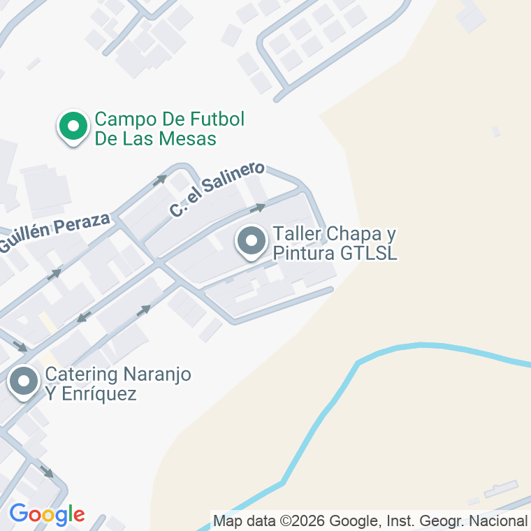 Código postal de Calle Musico Agustin Conch en Mesas (las)