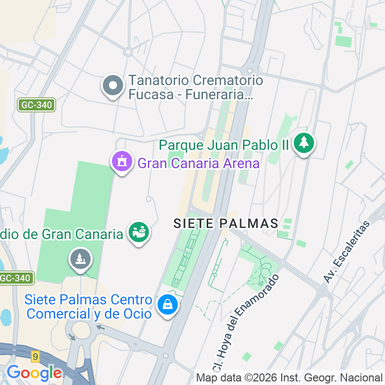 Código postal de Calle Fondos de Segura en Palmas Gran Canaria (las)