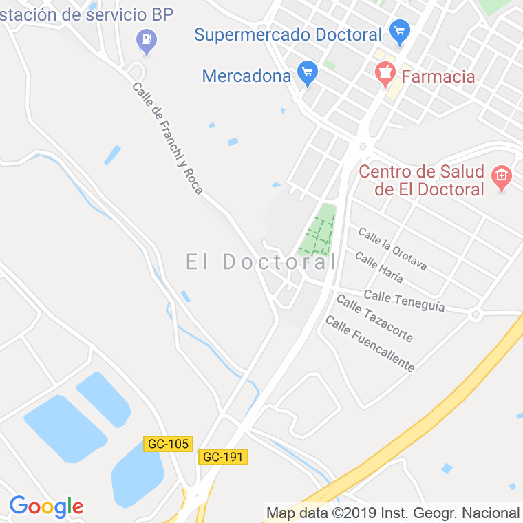Código Postal de Doctoral en Las Palmas