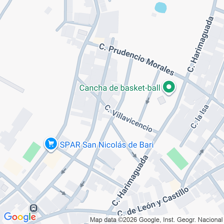 Código postal de Calle Villavicencio en Sardina