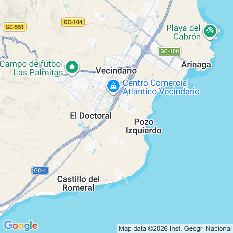 Código postal de Cuevas, las (san B. de Tirajana) en Las Palmas