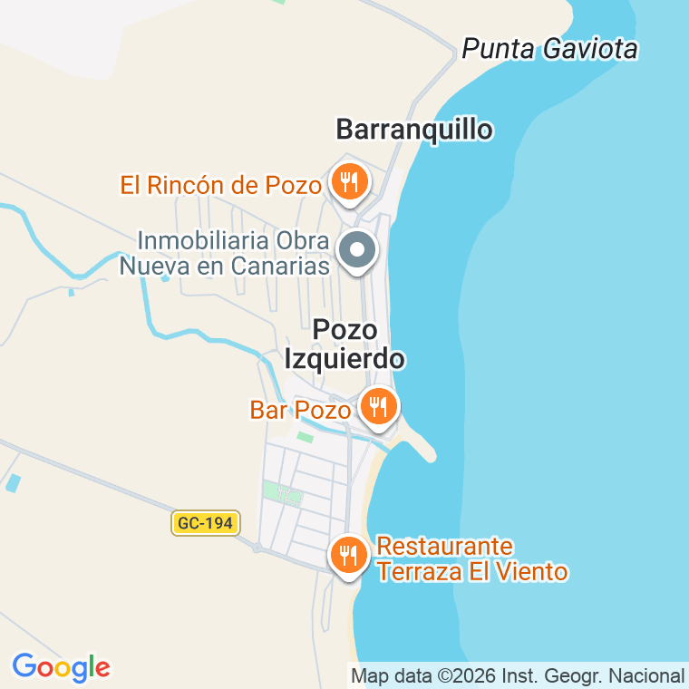 Código postal de Pozo Izquierdo en Las Palmas