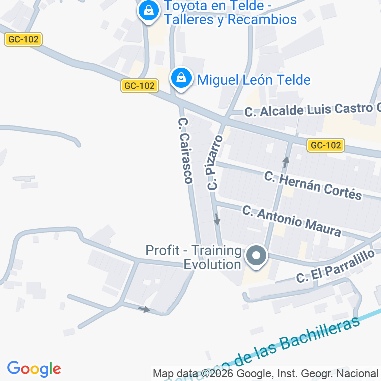 Código postal de Calle Cairasco en Calero Alto (el)