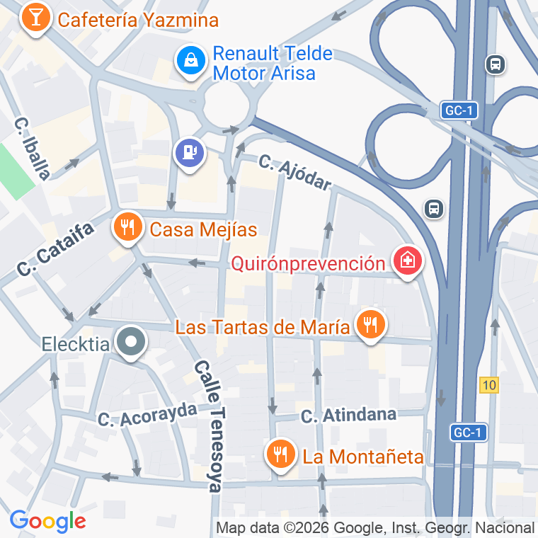 Código postal de Ansite en Telde