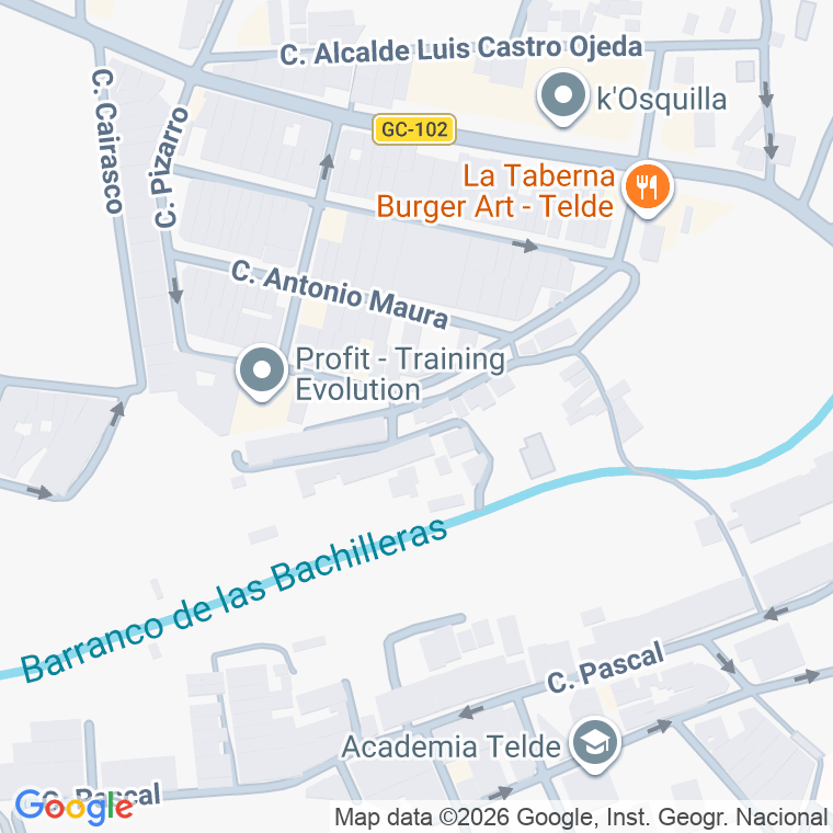Código postal de Calero, Del, Plaza en Telde