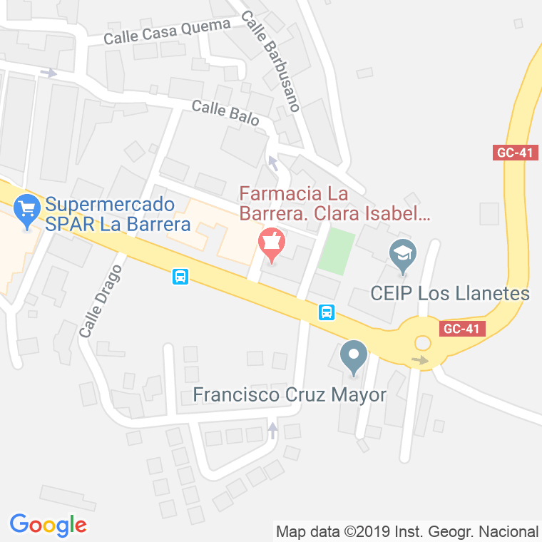 Código Postal de Barrera, La en Las Palmas