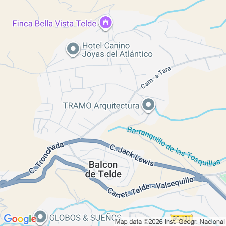 Código postal de Juan Ingles (valle de Casares), Diseminado en Telde