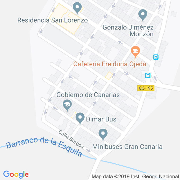 Código Postal calle Navas De Tolosa en Telde