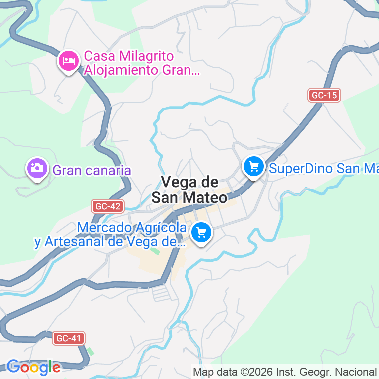 Código postal de Calle Monagas (las) en Vega de San Mateo