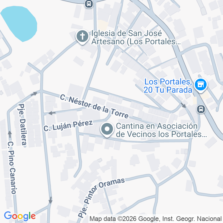 Código postal de Calle Nestor de la Torre en Portales (los)