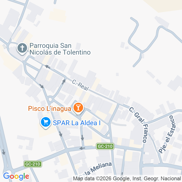 Código postal de Calle Real en Aldea de San Nicolas (la)