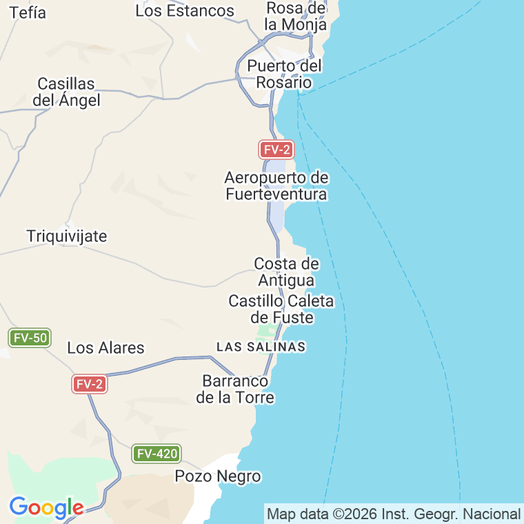 Código postal de Barrio de Negrin en Las Palmas