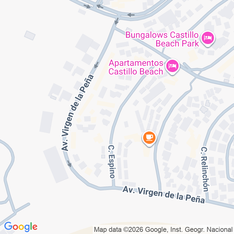 Código postal de Calle Espino el Cuervo en Triquivijate