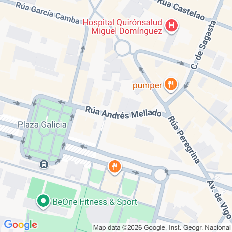 Código postal de Andres Mellado en Pontevedra
