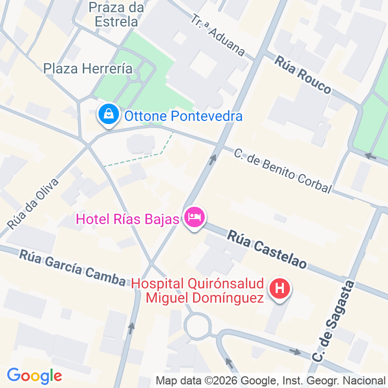 Código postal de Daniel de la Sota en Pontevedra