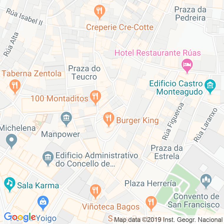 Código Postal calle Animas en Pontevedra