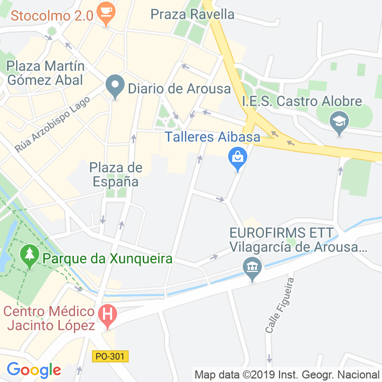 Código Postal calle Arzobispo Gelmirez en Pontevedra