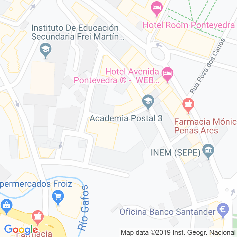 Código Postal calle Curtidoira, Da en Pontevedra