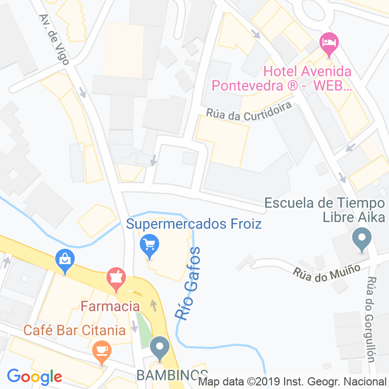 Código Postal calle Ponte Bolera, De en Pontevedra