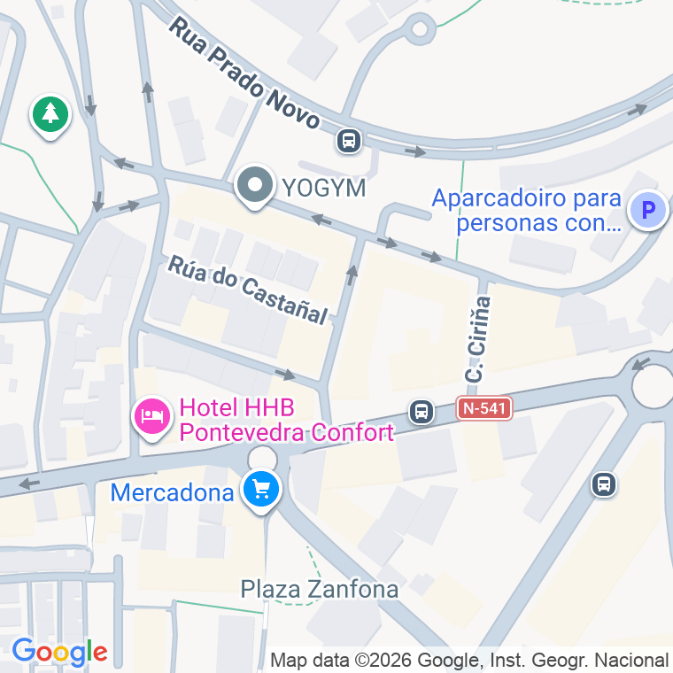Código postal de Faustino Santalices en Pontevedra