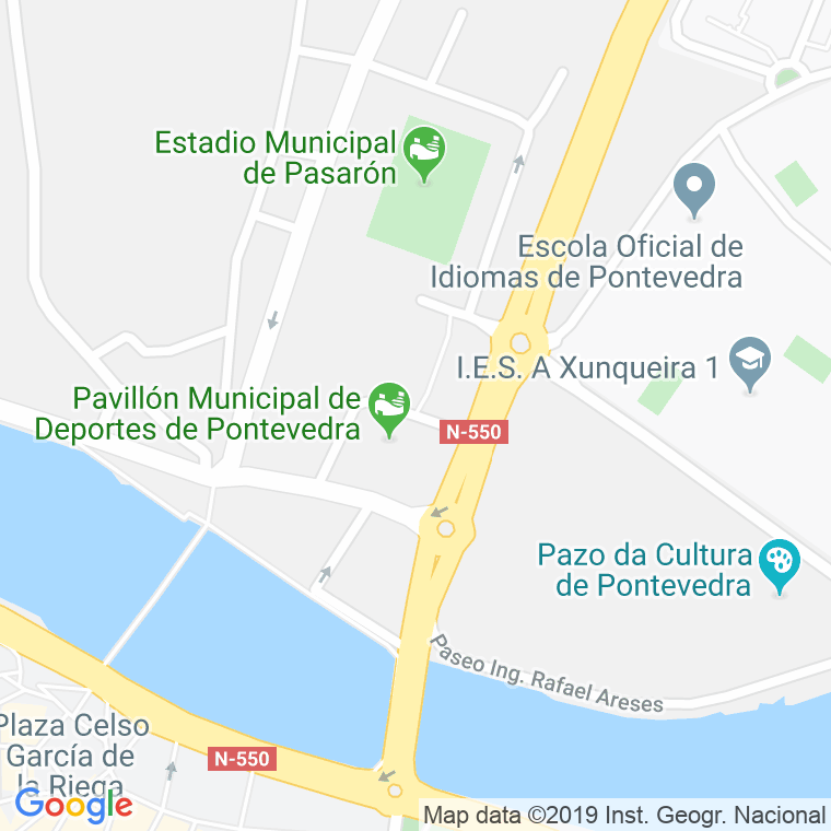 Código Postal calle Fernandez Cochon en Pontevedra