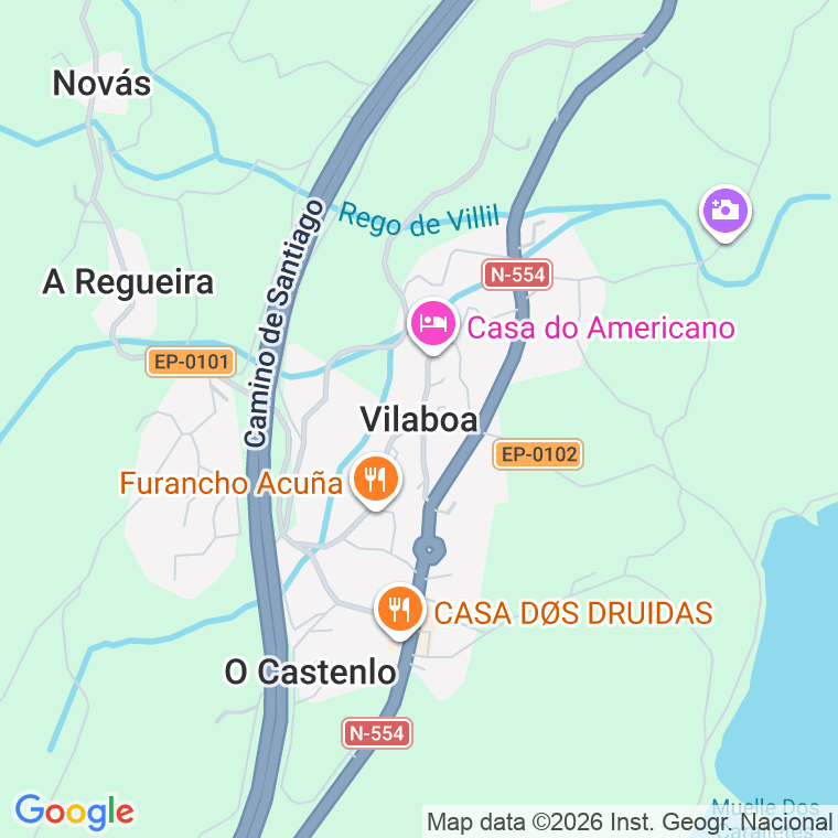 Código postal de Vilaboa (graña, A) en Pontevedra