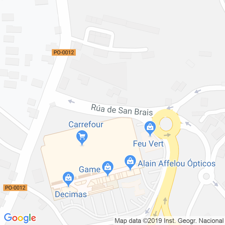 Código postal de San Brais en Pontevedra