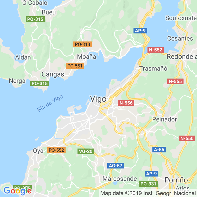 Código Postal calle Codigo Apartados Particulares Oficiales Y Lista en Vigo