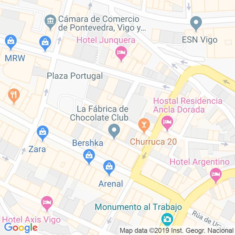 Código Postal calle Churruca en Vigo
