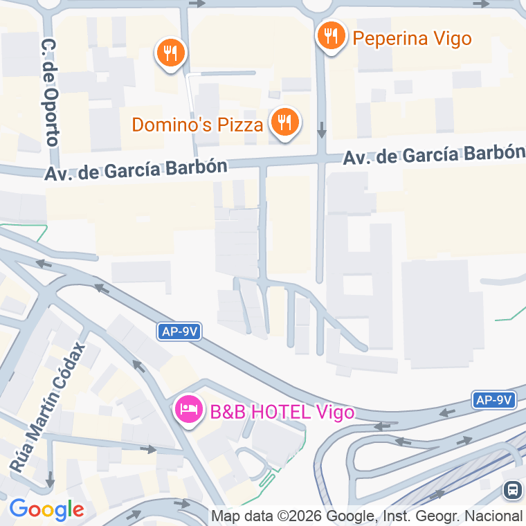 Código postal de Escolas Publicas, Travesia en Vigo