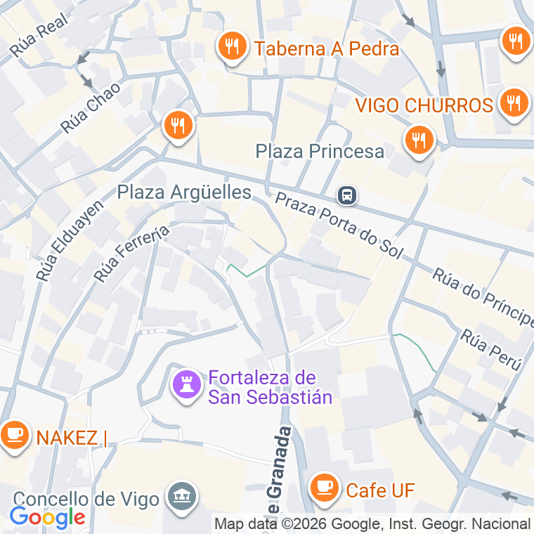Código postal de Abeleira Menendez en Vigo