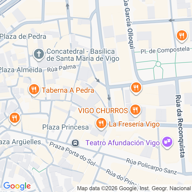 Código postal de Ballesta en Vigo