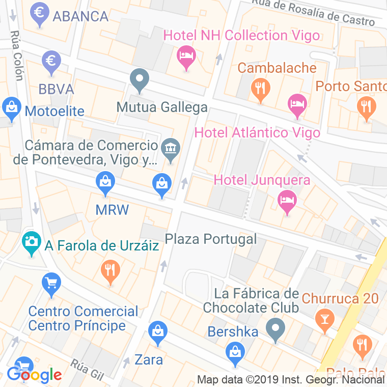 Código Postal calle Chile en Vigo