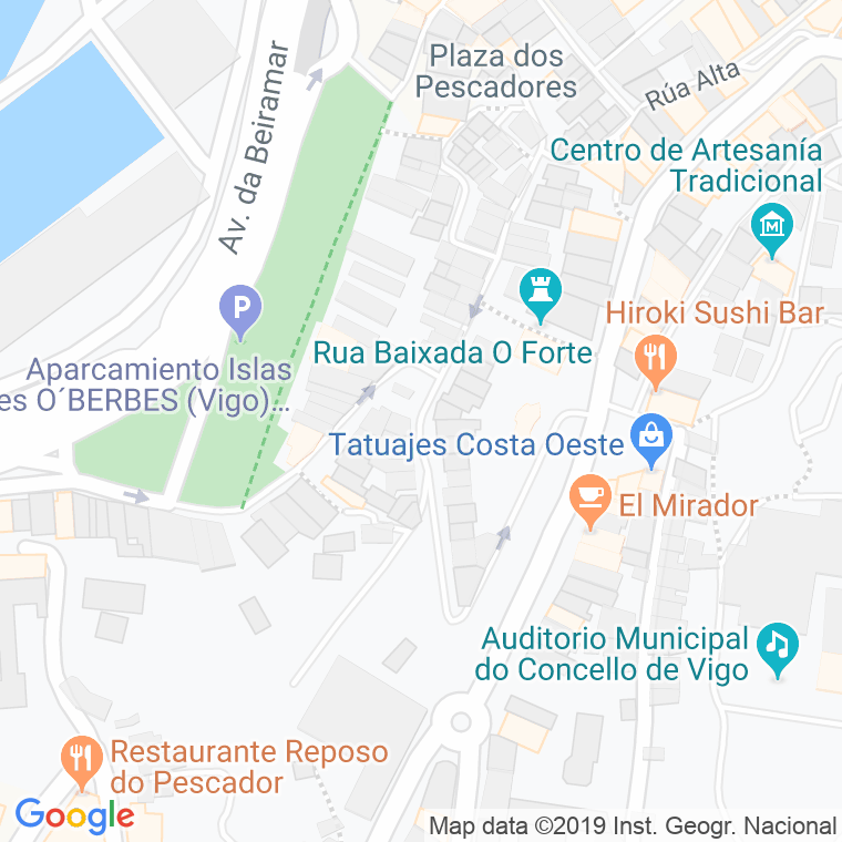 Código Postal calle Poboadores en Vigo