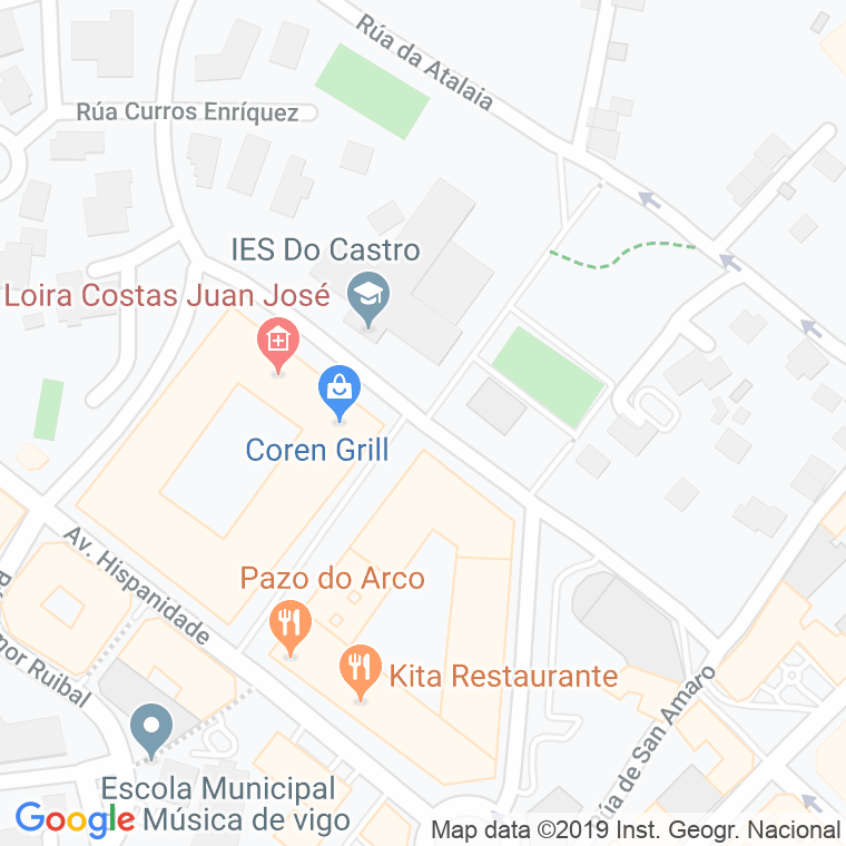 Código Postal calle Jose Gomez Posada-curros en Vigo
